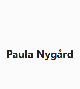 Paula Nygård INFO